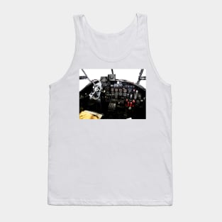 RAF World War 2 AVRO Lancaster cockpit Tank Top